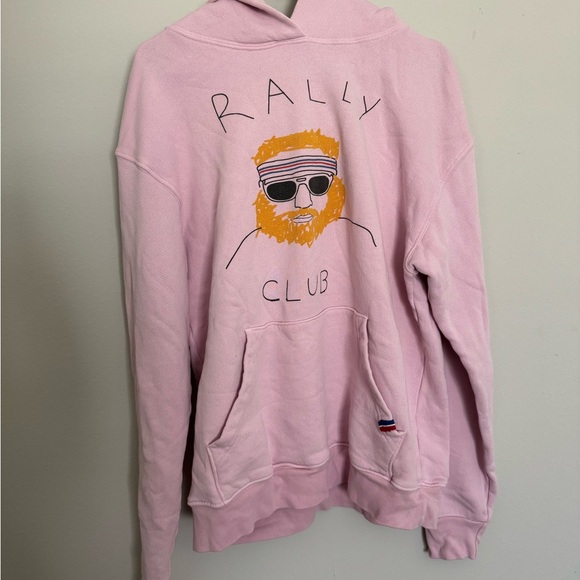 Rally Club Sweaters - Rally club Pink Hoodie pickle ball